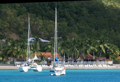 Our venue for Christmas Eve ’Ti Sables’ © Ian & Andrea Treleaven